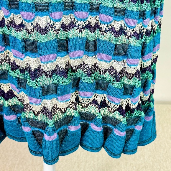 Missoni Sleeveless Knit Striped Dress Size 8 - Picture 4 of 12